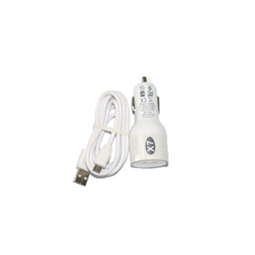 Picture of CAR CHARGER MICRO 2USB 20W WHITE X7