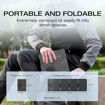Picture of The EF ECOFLOW 45W portable solar panel features a Type-C port, 25% conversion efficiency, N-type solar cells for power stations, IP68 waterproofing, and a foldable, lightweight design.