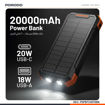Picture of Porodo Power Bank PB070 20000mAh 4-Panel Solar